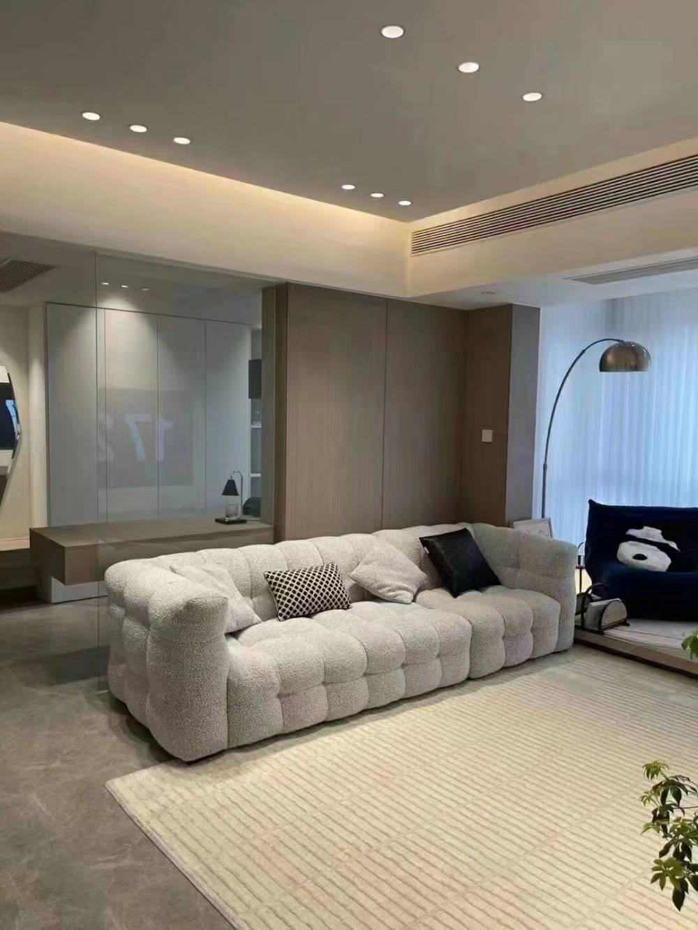 杨浦区新江湾城130平现代简约风格四室户装修效果图