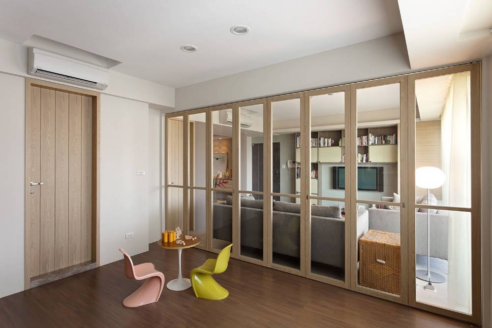 浦东新区中环国际110平现代简约风格三室户装修效果图