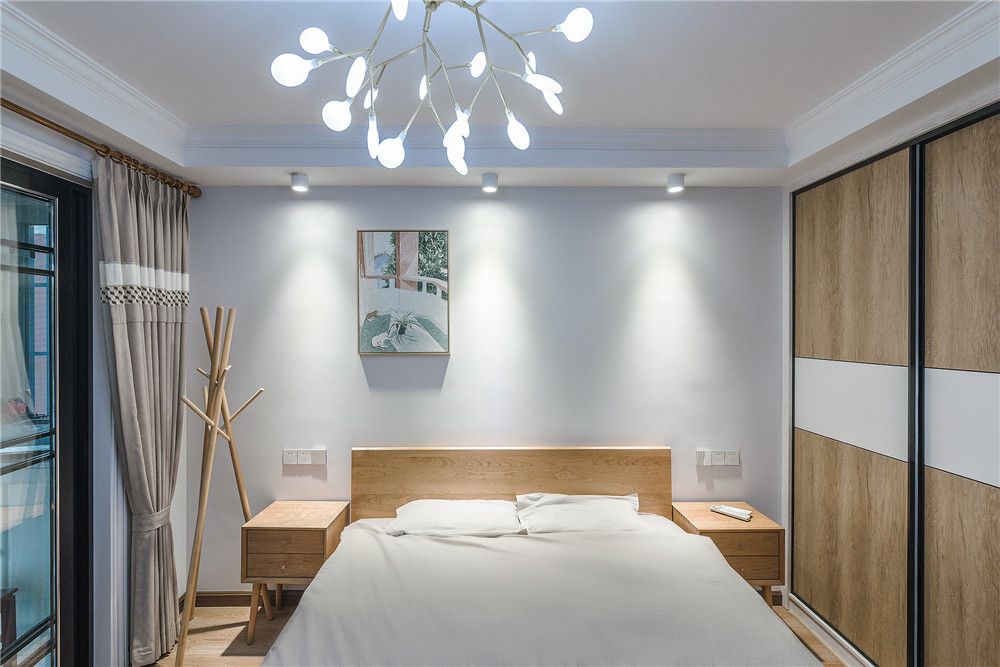 松江区新凯家园四期87平北欧风格两室户装修效果图