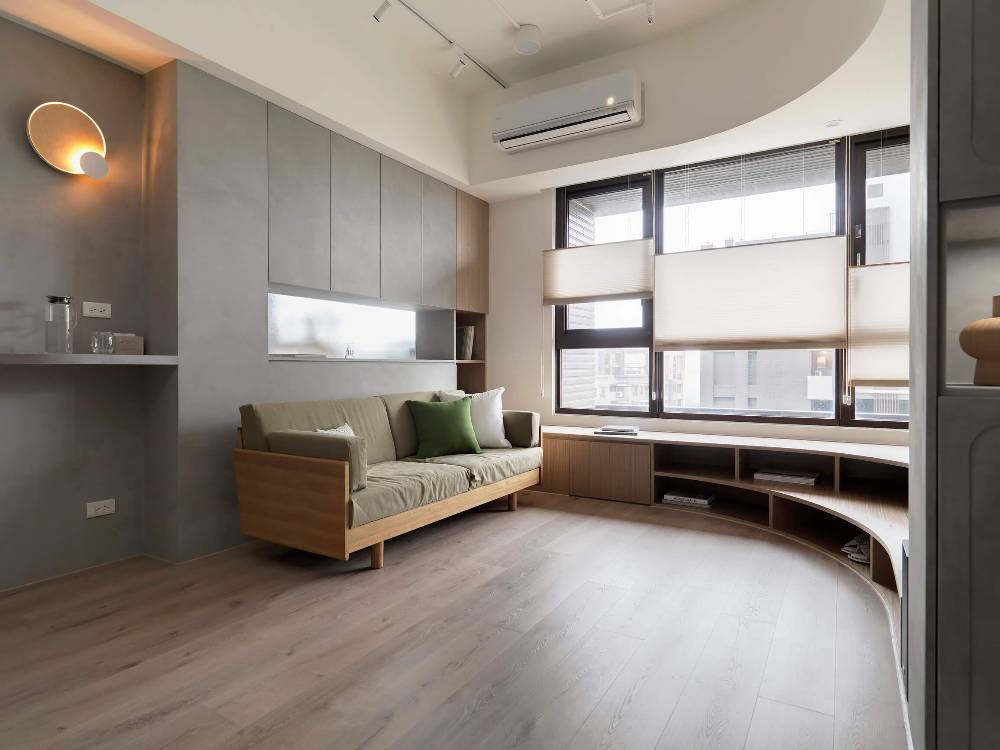 浦东新区莲花公寓90平北欧风格两室户装修效果图