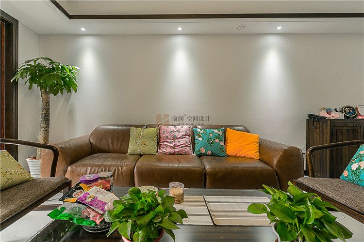 浦东尚东国际名园150平中式风格四室户装修效果图