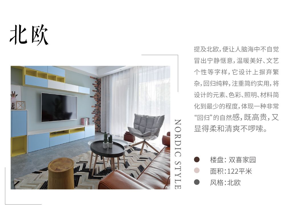 杨浦区双喜家园122平北欧风格复式装修效果图