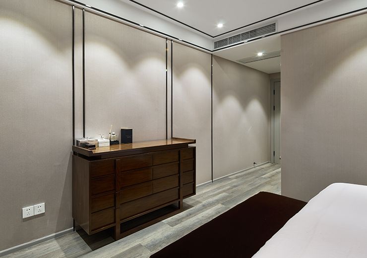 浦东新区中佳公寓138平中式风格三室户装修效果图
