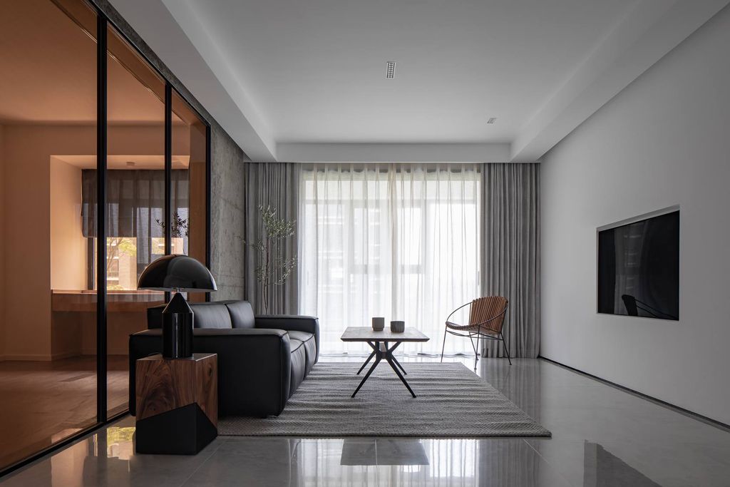 浦东新区地杰国际城78平美式风格一室户装修效果图