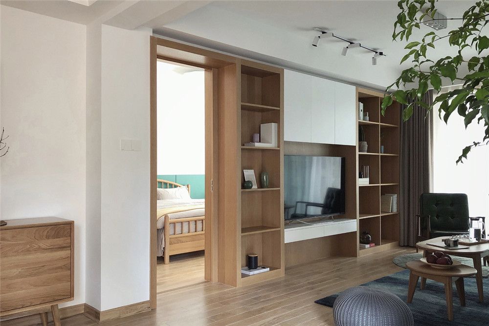 松江区新凯家园110平现代简约风格两室户装修效果图