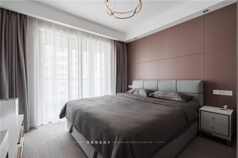 杨浦区海尚佳园100平现代简约风格三室户装修效果图
