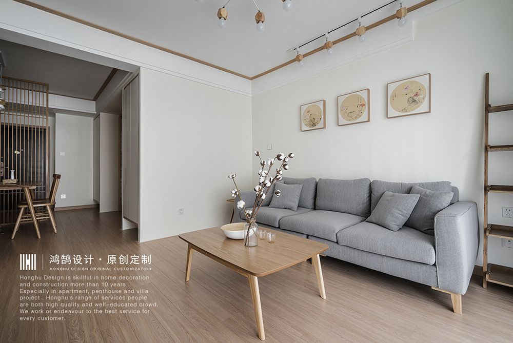 杨浦区宁阳福邸96平日式风格两室户装修效果图