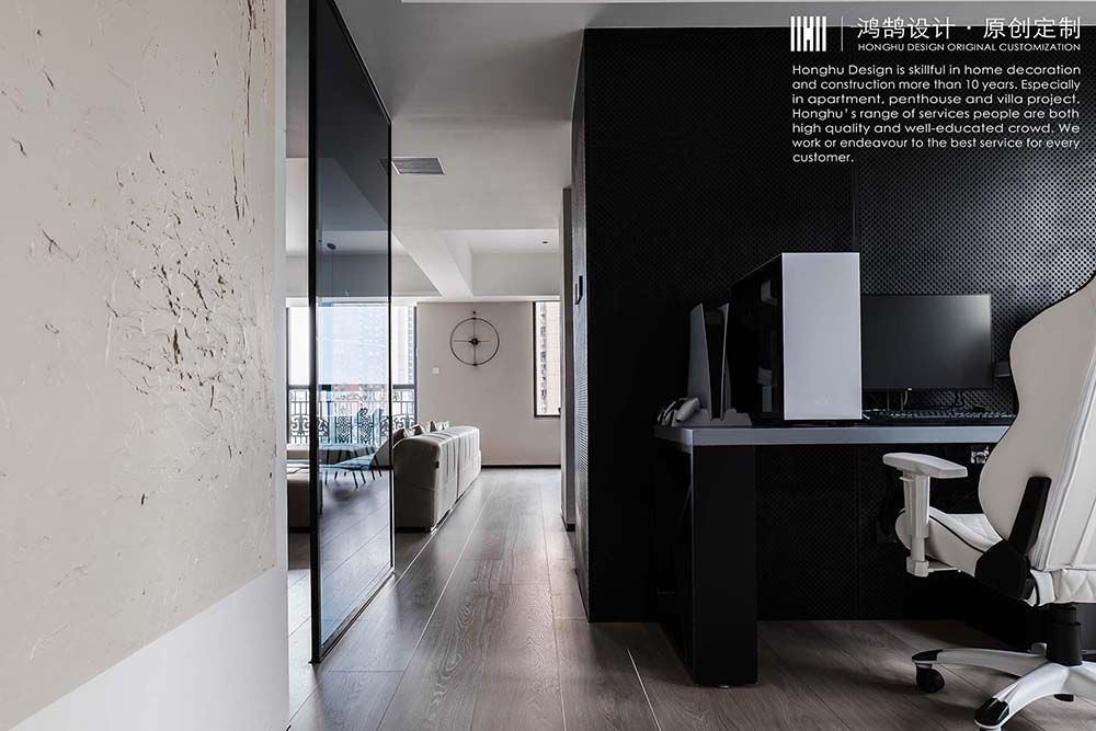 静安区美丽园公寓150平现代简约风格三室户装修效果图