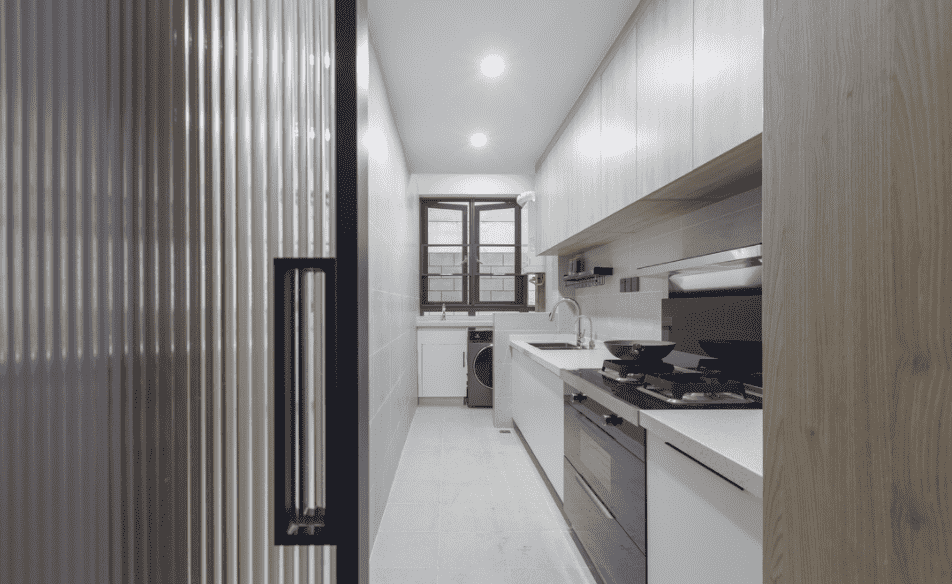宝山区东方丽都80平现代简约风格两室户装修效果图