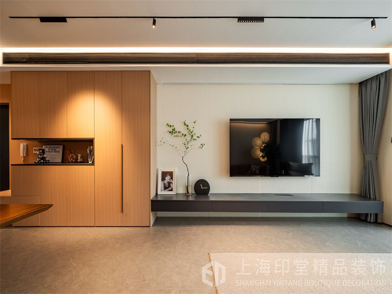 浦东清水湾小区128平现代简约风格两室户装修效果图
