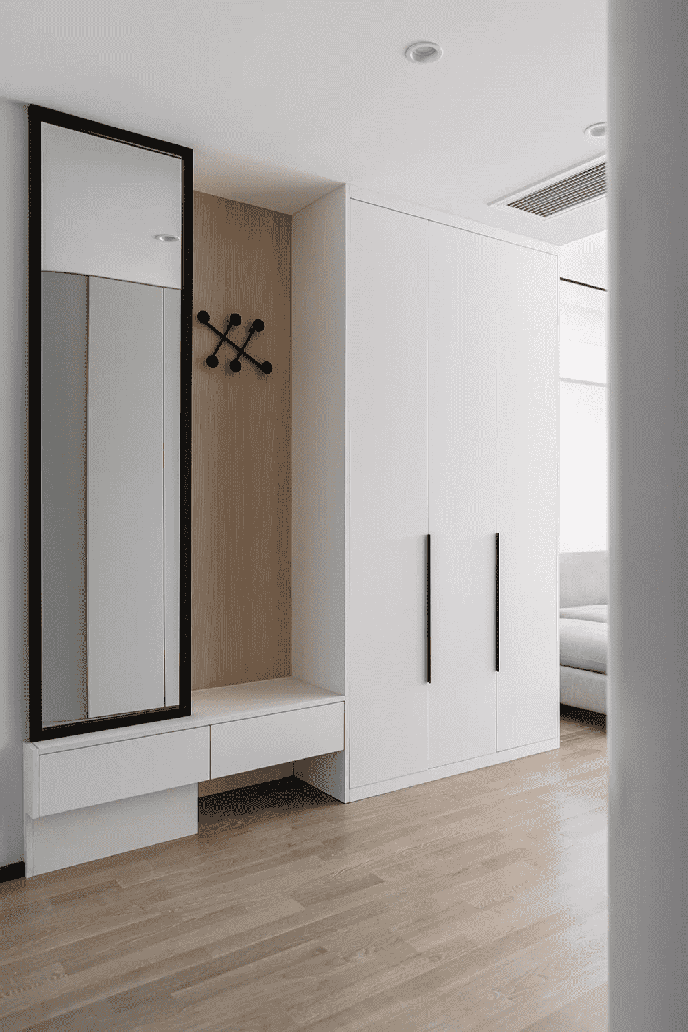 宝山区美兰湖90平现代简约风格三室户装修效果图
