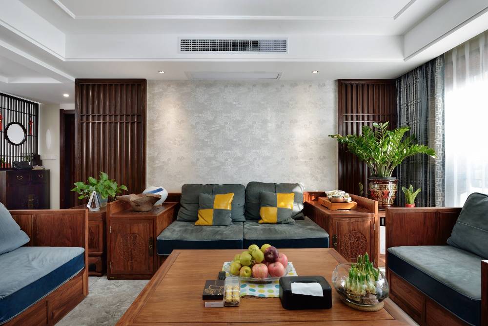 宝山区中环国际公寓200平中式风格别墅装修效果图