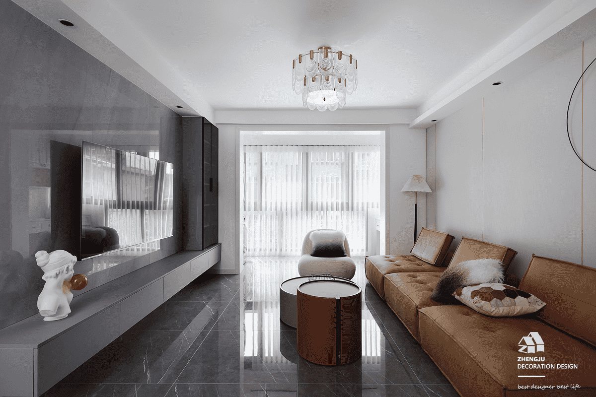 杨浦区建设公寓86平法式风格两室户装修效果图