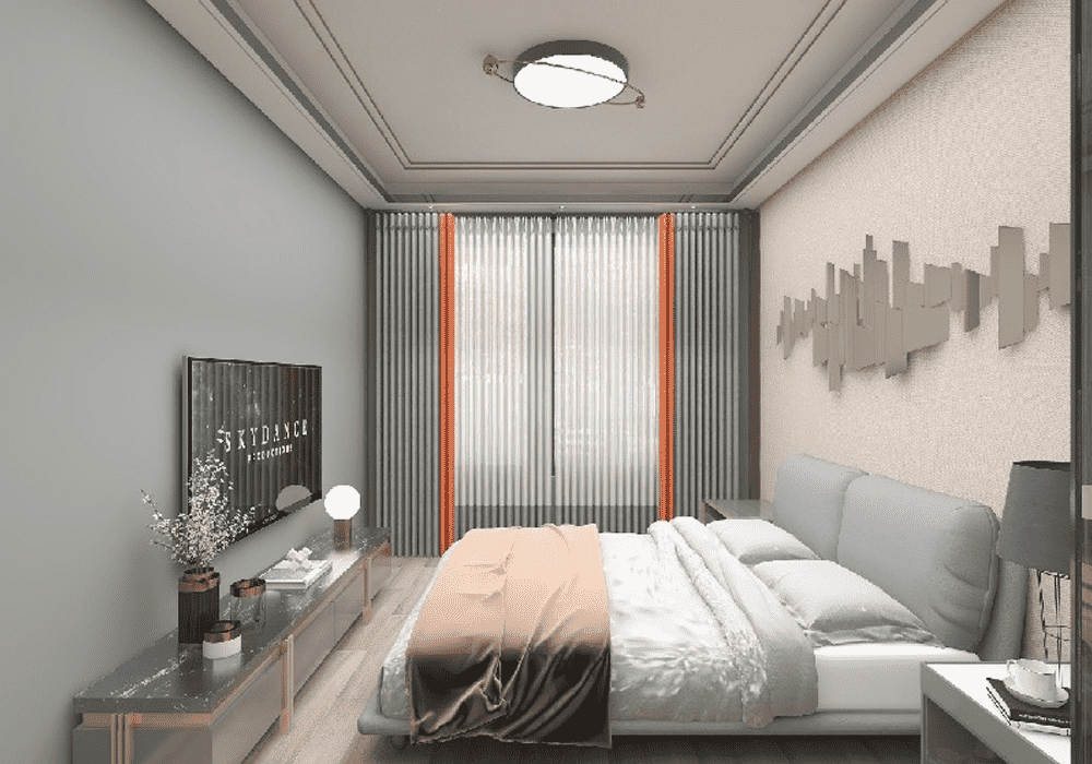 宝山区央玺120平米平现代简约风格三室户装修效果图