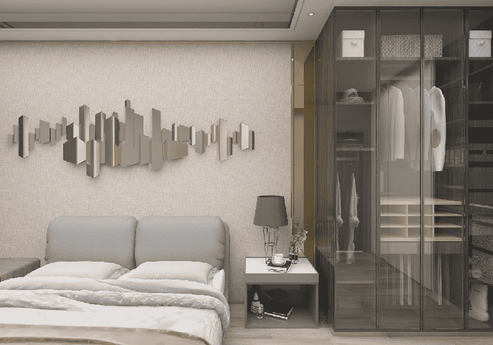宝山区央玺120平现代简约风格三室户装修效果图