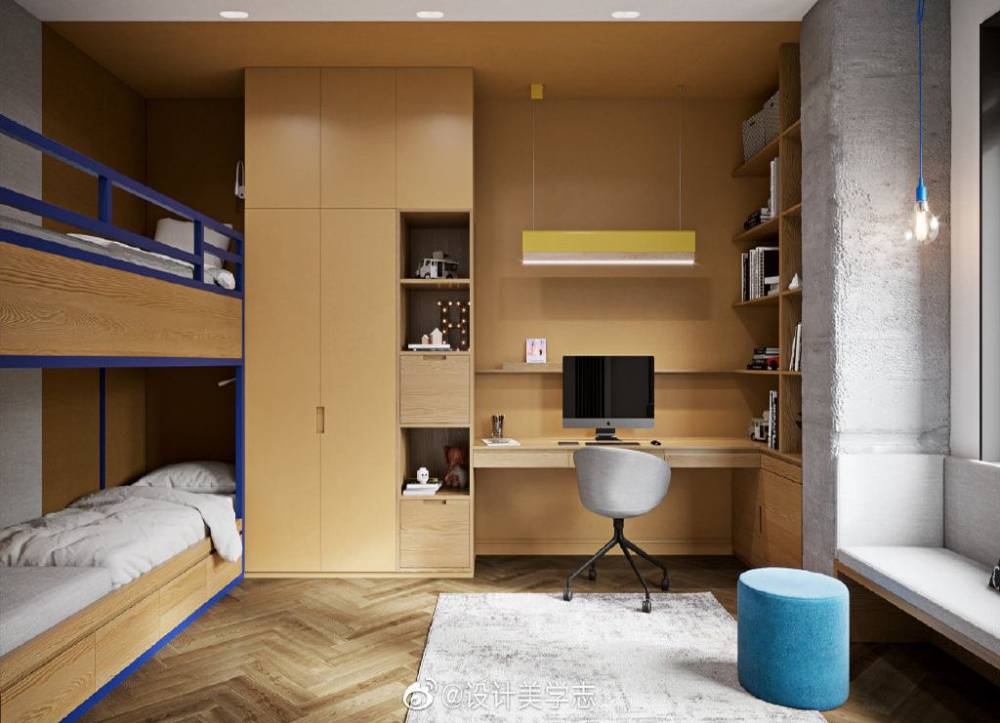 静安区心族公寓109平现代简约风格两室户装修效果图