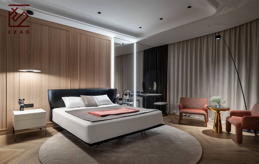 浦东新区上海湾125平现代简约风格两室户装修效果图