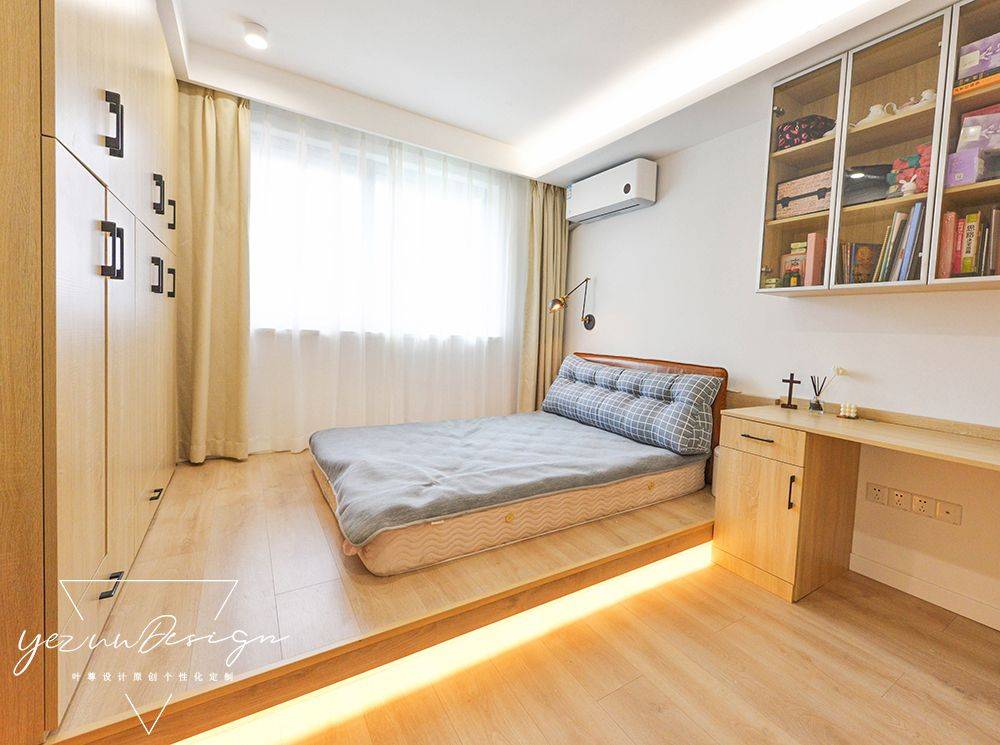 杨浦区海杨公寓75平现代简约风格两室户装修效果图