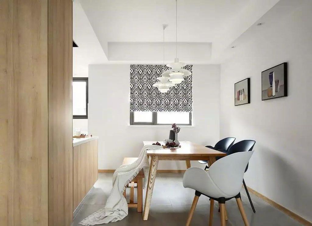 宝山区银和家园130平北欧风格三室户装修效果图