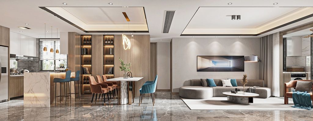 嘉定区新里米兰公寓127平欧式风格四室户装修效果图