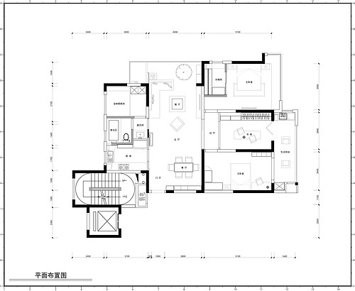 上海壹号院142平住宅户型图