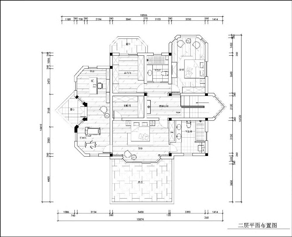 加州花園500平現(xiàn)代簡約風(fēng)格別墅裝修效果圖