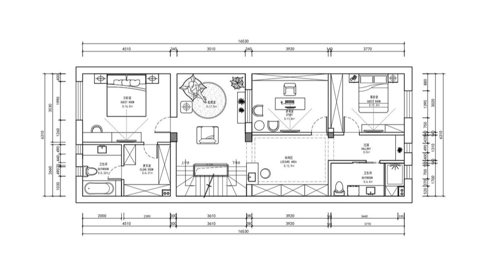 嘉定区保利家园238平欧式风格别墅装修效果图