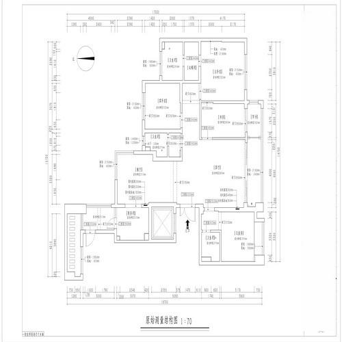 上海尚海郦景195平四居室户型图