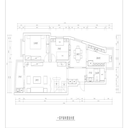 上海天伦家园160平复式户型图