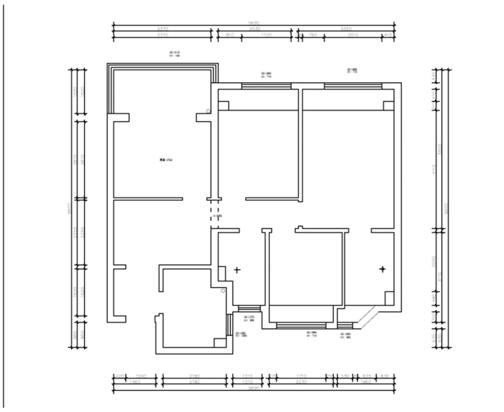 松江区伴亭路四室二厅户型图