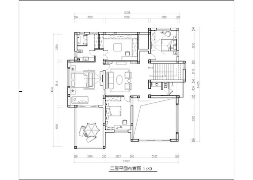 上海水晶湖畔三千院360平别墅户型图