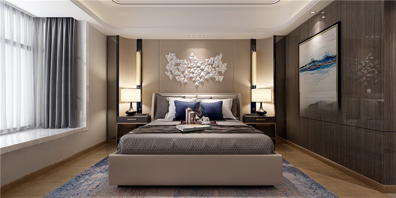 上海兰花苑150平其他风格三居室卧室装修效果图