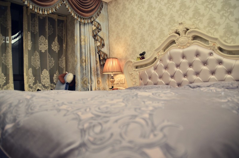 上海恒盛豪庭105平欧式古典风格二居室卧室装修效果图