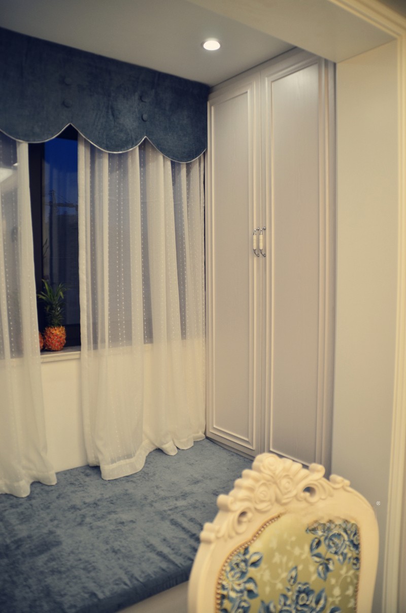 上海恒盛豪庭105平欧式古典风格二居室卧室装修效果图