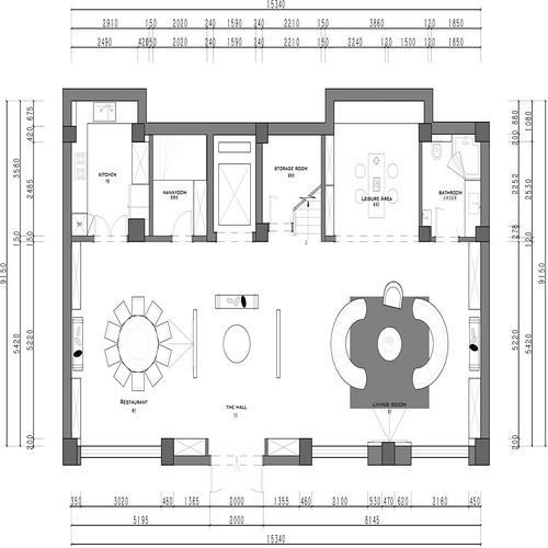 上海铂悦西郊490平别墅户型图