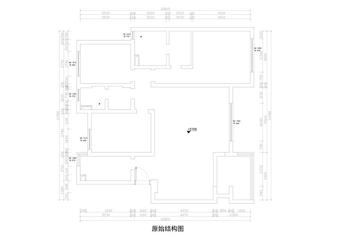 松江区九亭万科朗润园150平现代风格公寓装修效果图
