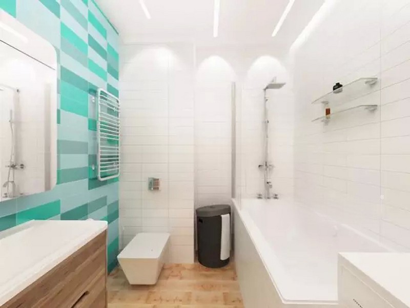 上海欧洲青年公寓50平现代简约风格住宅卫生间装修效果图