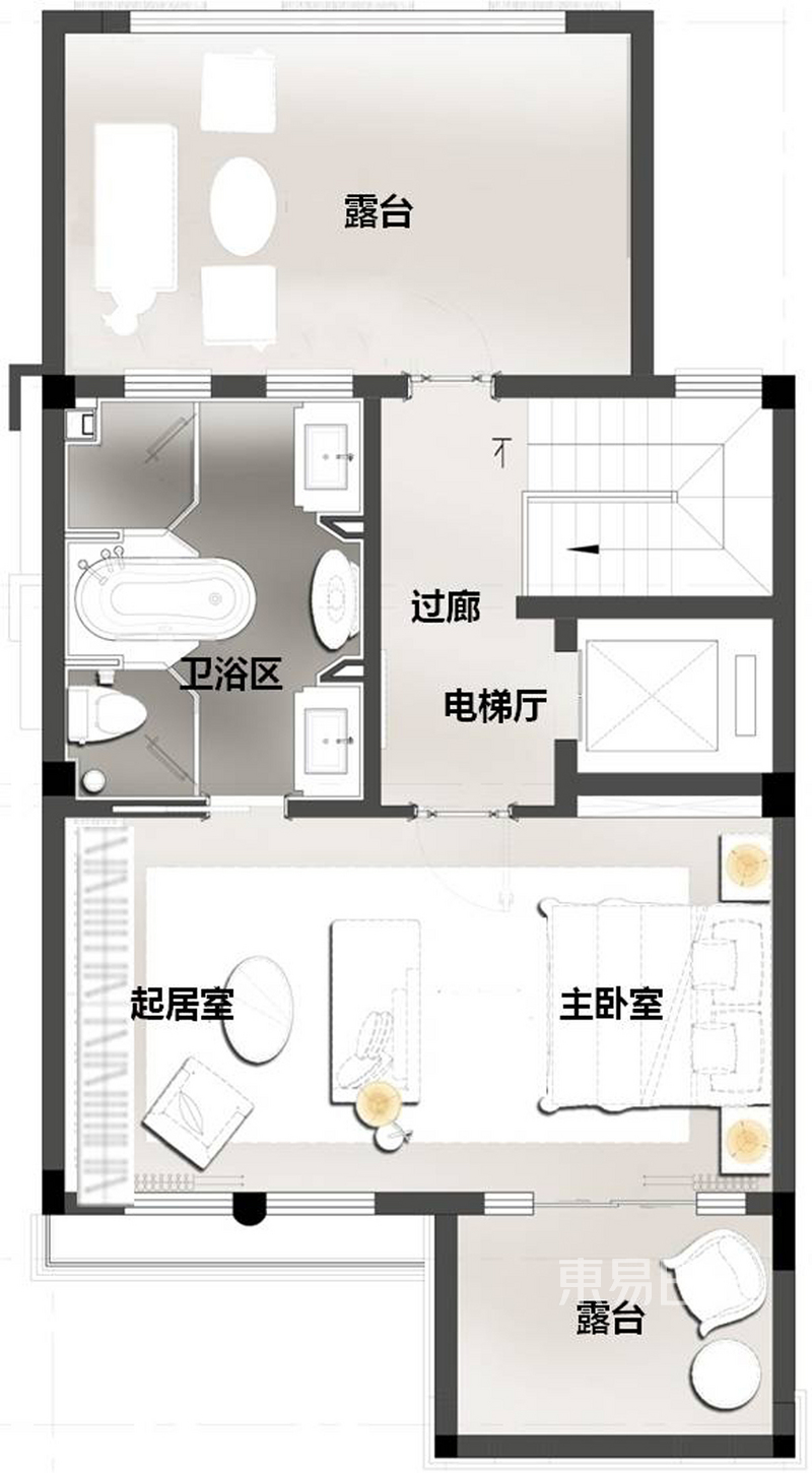 上海缇香郡别墅340平地中海风格别墅其他区域效果图