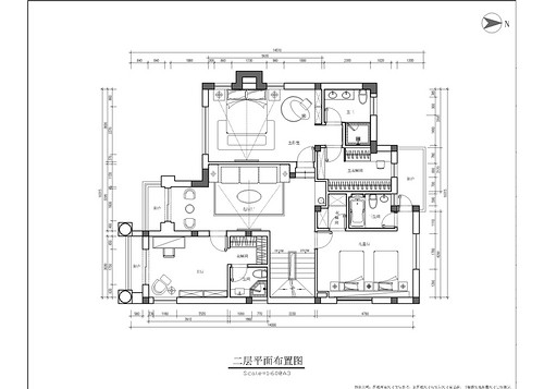 上海罗山绿洲320平别墅户型图