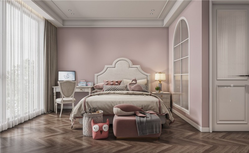 上海上海誉品原墅380平美式风格别墅卧室装修效果图