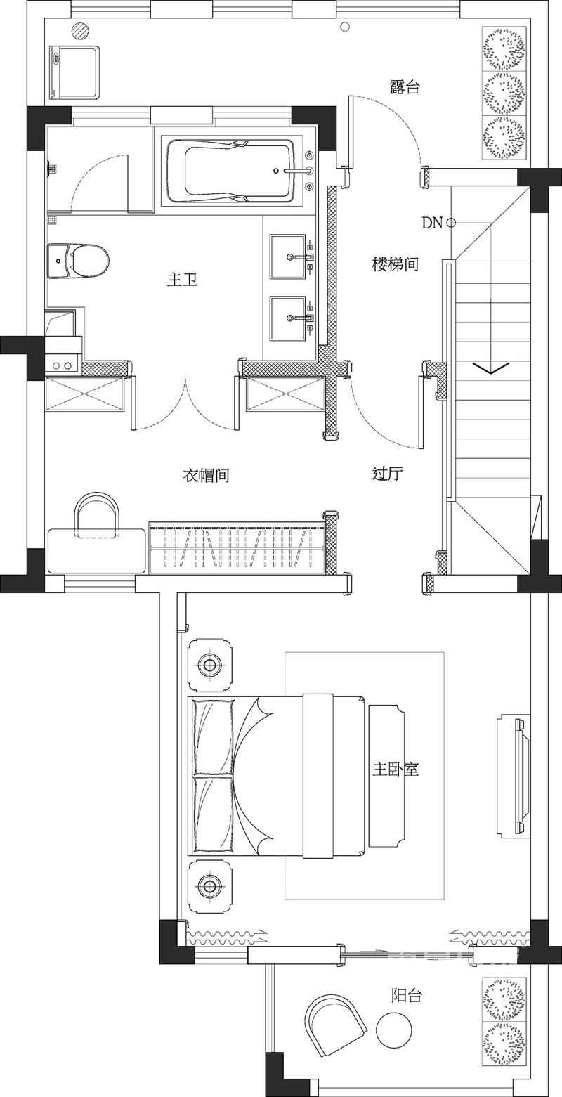 上海红翎台别墅300平美式风格别墅其他区域效果图