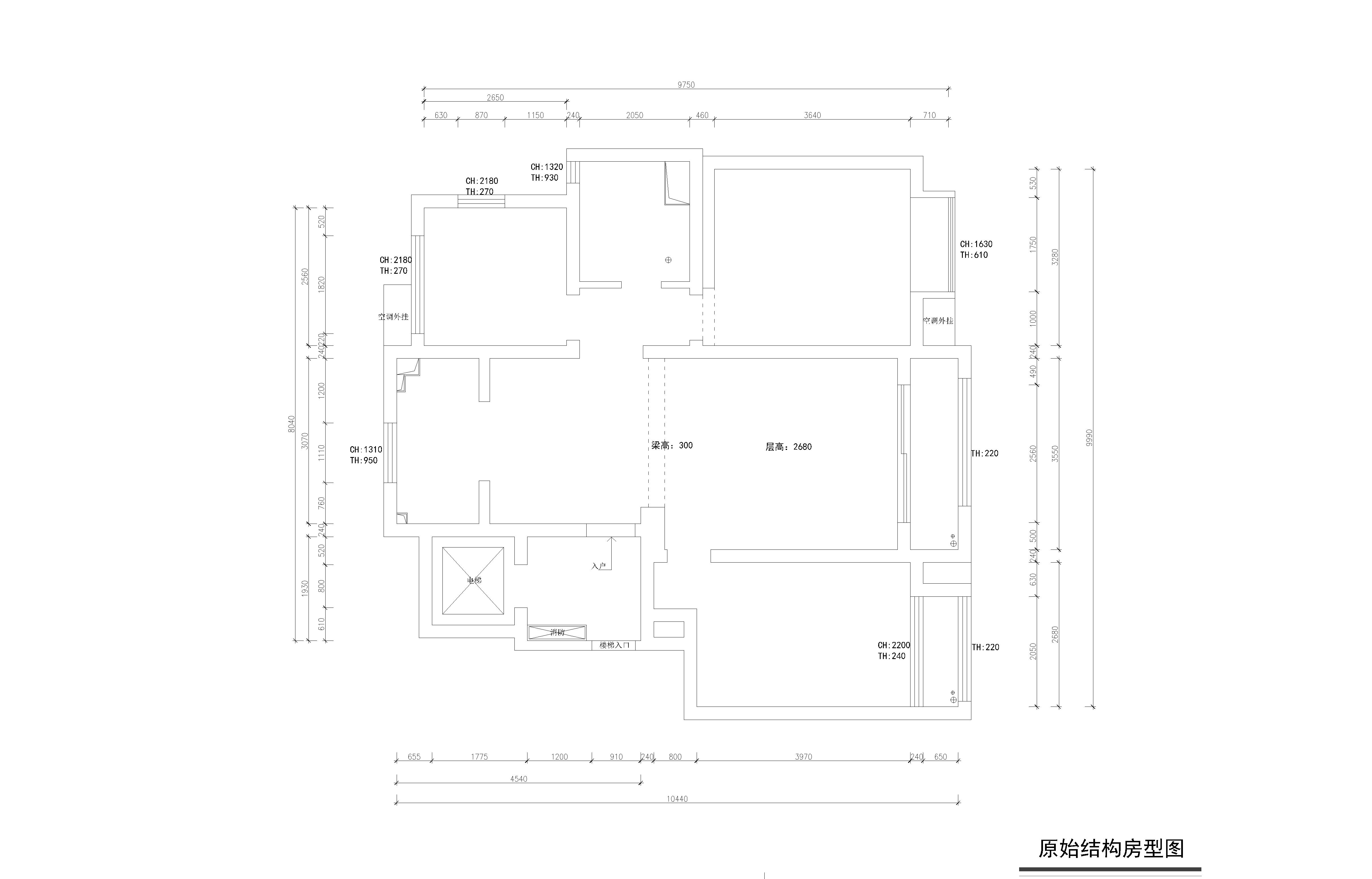 松江区首创锦悦100平现代风格公寓装修效果图