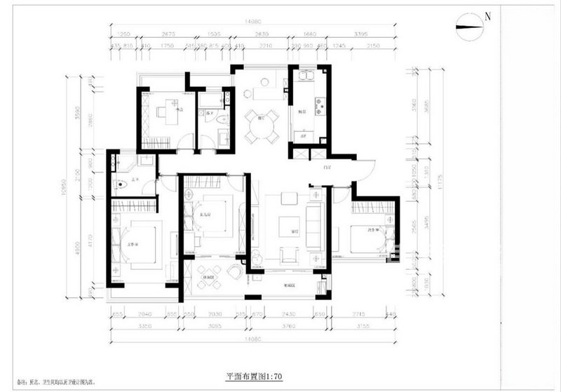 上海君悦湾150平简欧风格住宅客厅装修效果图