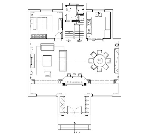 上海陆象小区360平别墅户型图