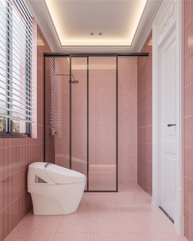 上海上海法兰西世家525平法式风格别墅卫生间装修效果图