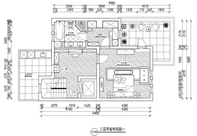 青浦区海上湾330平混搭风格别墅装修效果图