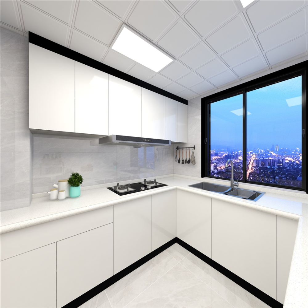 闵行区静安新城80现代简约两室一厅厨房装修效果图