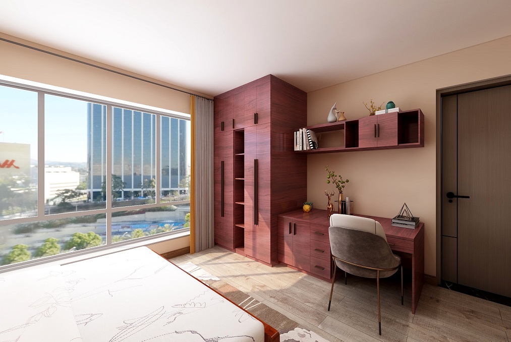 黄浦淡水公寓126平现代简约风格三房装修效果图