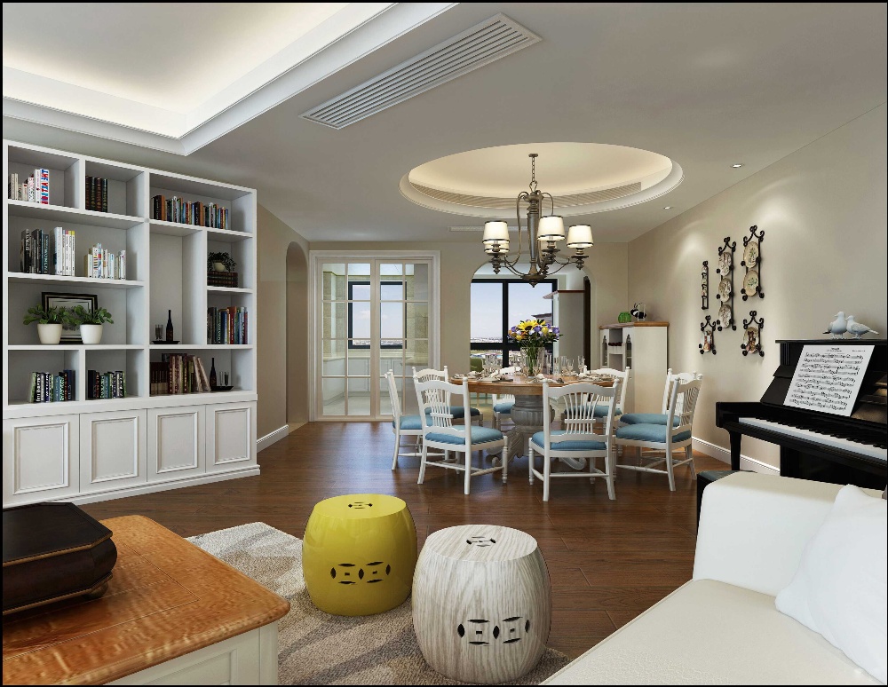 尚海湾豪庭二期280平简美风格大平层装修效果图