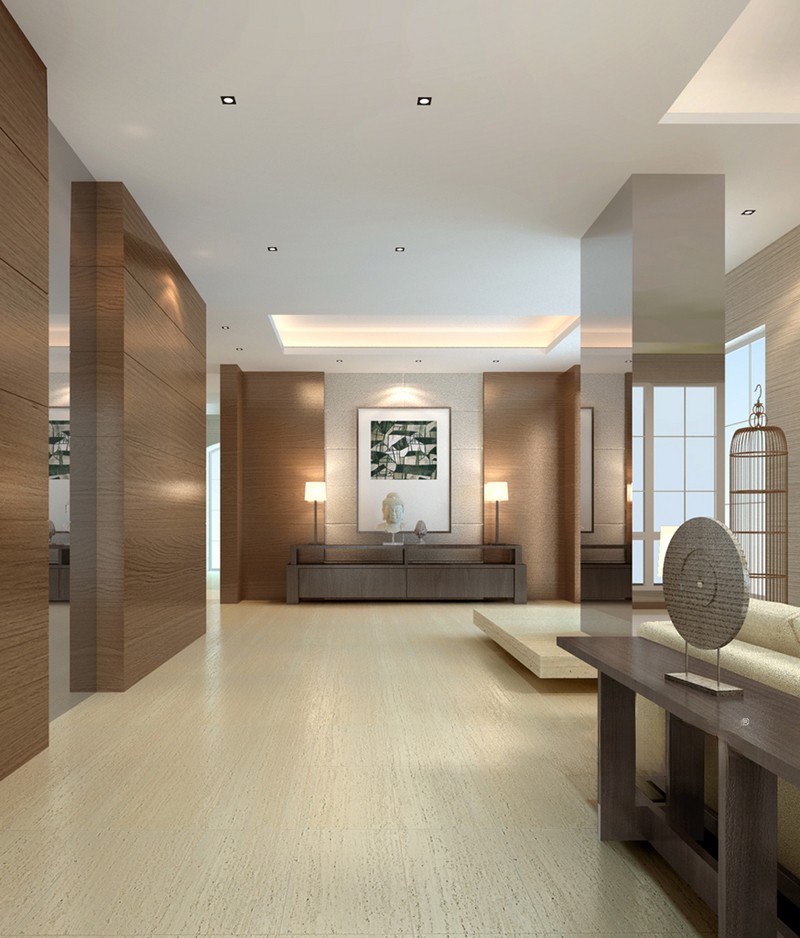上海银杏家园180平港式风格四居室玄关装修效果图